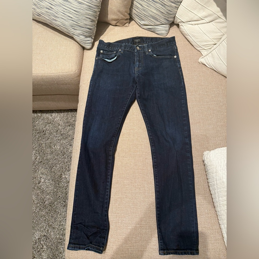 Men's Dark Blue Club Monaco Skinny Jeans 31x30